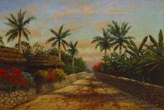 Camino Con Palmeras-August Lohr-Giclee Print