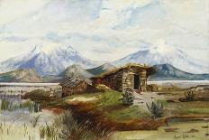 Popocatepetl E Izlazihuatl, 1892-August Lohr-Stretched Canvas