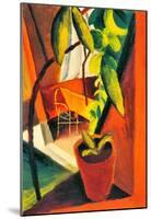 August Macke A Look Into Summer-House Art Print Poster-null-Mounted Poster