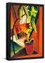 August Macke A Look Into Summer-House Art Print Poster-null-Framed Poster