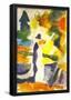 August Macke Couple in the Park Art Print Poster-null-Framed Poster