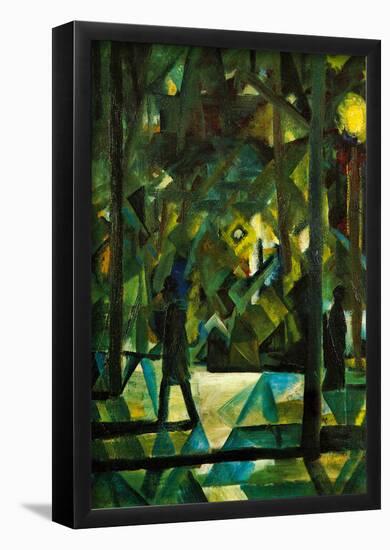 August Macke Evening Art Print Poster-null-Framed Poster