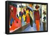 August Macke Fashion Store Art Print Poster-null-Framed Poster