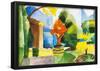 August Macke Garden in Hilterfingen Art Print Poster-null-Framed Poster