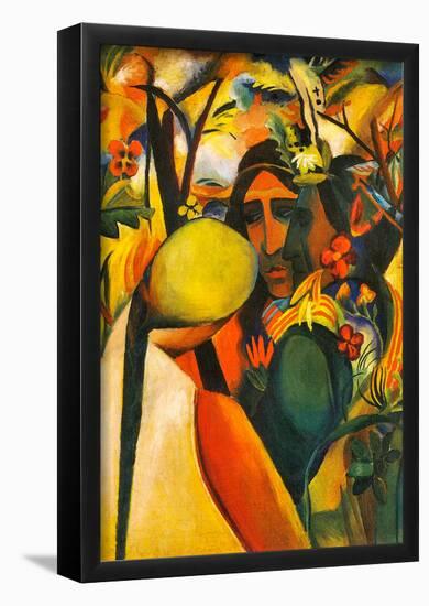 August Macke Indians Art Print Poster-null-Framed Poster