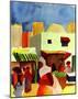 August Macke (Market in Algiers) Art Poster Print-null-Mounted Poster