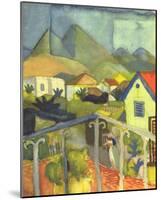 August Macke (St. Germain at Tunis) Art Poster Print-null-Mounted Poster