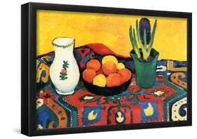 August Macke Still Life with Hyacinthe Art Print Poster-null-Framed Poster