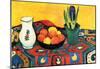 August Macke Still Life with Hyacinthe Art Print Poster-null-Mounted Poster