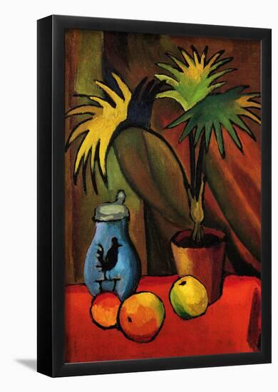 August Macke Still Life with Palms Art Print Poster-null-Framed Poster