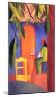 August Macke (Turkish Café (II)) Art Poster Print-null-Mounted Poster