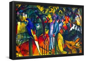 August Macke Zoological Gardens Art Print Poster-null-Framed Poster