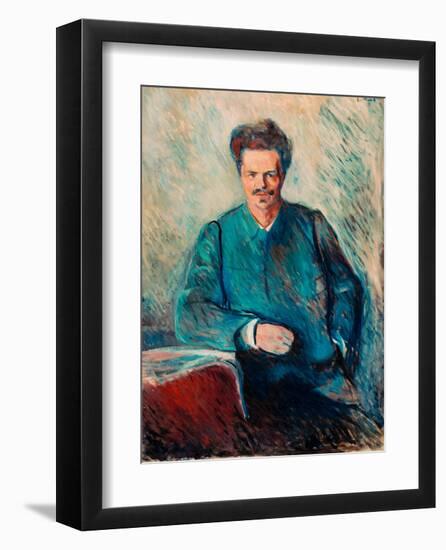 August Strindberg, 1892-Edvard Munch-Framed Giclee Print