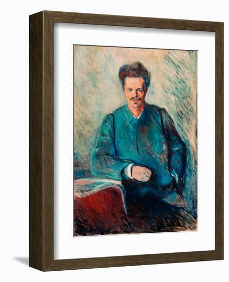 August Strindberg, 1892-Edvard Munch-Framed Giclee Print