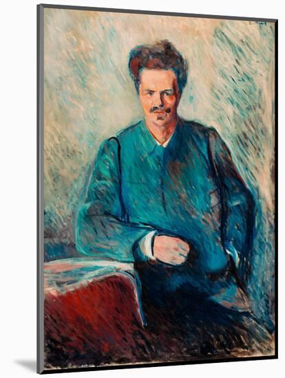 August Strindberg, 1892-Edvard Munch-Mounted Giclee Print