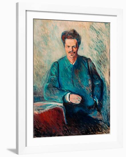 August Strindberg, 1892-Edvard Munch-Framed Giclee Print