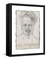 August Strindberg, 1899-Carl Larsson-Framed Stretched Canvas