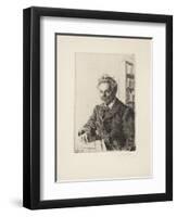 August Strindberg, 1910-Anders Leonard Zorn-Framed Giclee Print