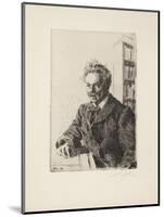 August Strindberg, 1910-Anders Leonard Zorn-Mounted Giclee Print