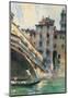 August, The Rialto, Venice, 1907-John Singer Sargent-Mounted Art Print