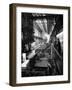 August Thyssen Steel Mill, Large Steel Works, Men Up on Platform-Ralph Crane-Framed Photographic Print