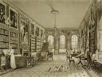 Library as Sitting Room, Cassiobury Park, 1815, London, 1837-August Welby North Pugin-Giclee Print