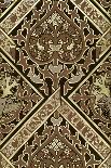 "Fleur-De-Lis," Reproduction Wallpaper Designed by S. Scott and Produced by Cole and Sons-August Welby North Pugin-Stretched Canvas