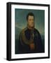 August Wilhelm Graf Neidhardt Von Gneisenau in the Dark Blue Uniform of a Prussian General, 1815-16-Marie von Clausewitz-Framed Giclee Print