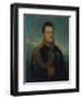 August Wilhelm Graf Neidhardt Von Gneisenau in the Dark Blue Uniform of a Prussian General, 1815-16-Marie von Clausewitz-Framed Giclee Print