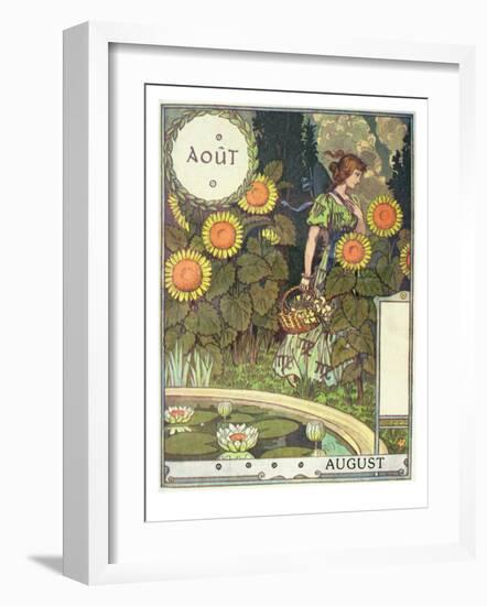 August-Eugene Grasset-Framed Giclee Print