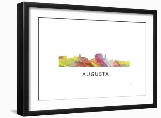 Augusta Georgia Skyline-Marlene Watson-Framed Giclee Print