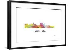 Augusta Georgia Skyline-Marlene Watson-Framed Giclee Print