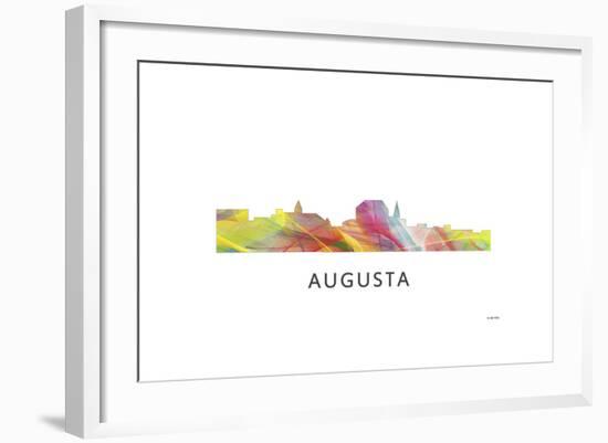 Augusta Georgia Skyline-Marlene Watson-Framed Giclee Print