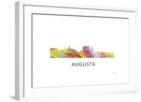 Augusta Georgia Skyline-Marlene Watson-Framed Giclee Print