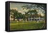 Augusta National Golf Club House, 1943-null-Framed Stretched Canvas