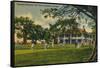 Augusta National Golf Club House, 1943-null-Framed Stretched Canvas