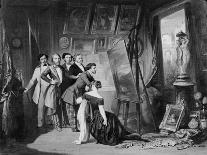 Interior of the Studio of Alfred Bruyas-Auguste Barthelemy Glaize-Giclee Print