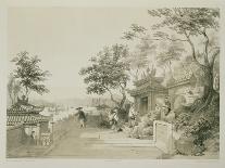 Hong Shang, Plate 17 from "Sketches of China", 1842-Auguste Borget-Giclee Print