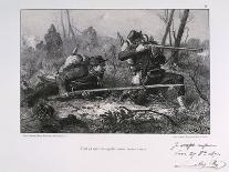 In the Trenches, Siege of Paris, Franco-Prussian War, 1870-1871-Auguste Bry-Giclee Print