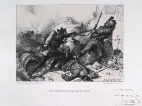 Hand-To-Hand Fighting, Siege of Paris, Franco-Prussian War, 1870-Auguste Bry-Giclee Print