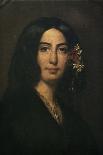 George Sand, French Novelist and Early Feminist, C1845-Auguste Charpentier-Giclee Print