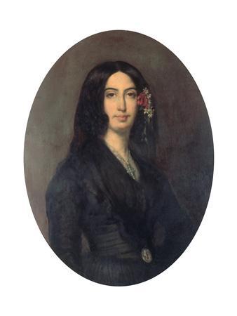 George Sand, French Novelist and Early Feminist, C1845