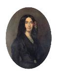 George Sand, French Novelist and Early Feminist, C1845-Auguste Charpentier-Framed Giclee Print