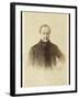Auguste Comte French Philosopher-Trinquart-Framed Photographic Print