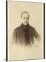 Auguste Comte French Philosopher-Trinquart-Mounted Photographic Print