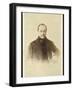 Auguste Comte French Philosopher-Trinquart-Framed Photographic Print