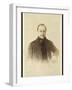 Auguste Comte French Philosopher-Trinquart-Framed Photographic Print