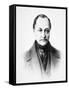 Auguste Comte, French Philosopher-Science Photo Library-Framed Stretched Canvas