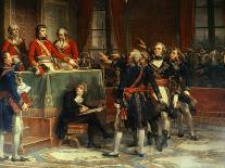 First Consul Receives the Oath the Section Presidents of the State Council, Dec. 25, 1899-Auguste Couder-Premium Giclee Print