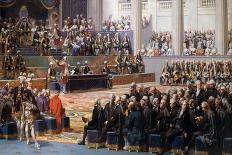 First Consul Receives the Oath the Section Presidents of the State Council, Dec. 25, 1899-Auguste Couder-Laminated Art Print